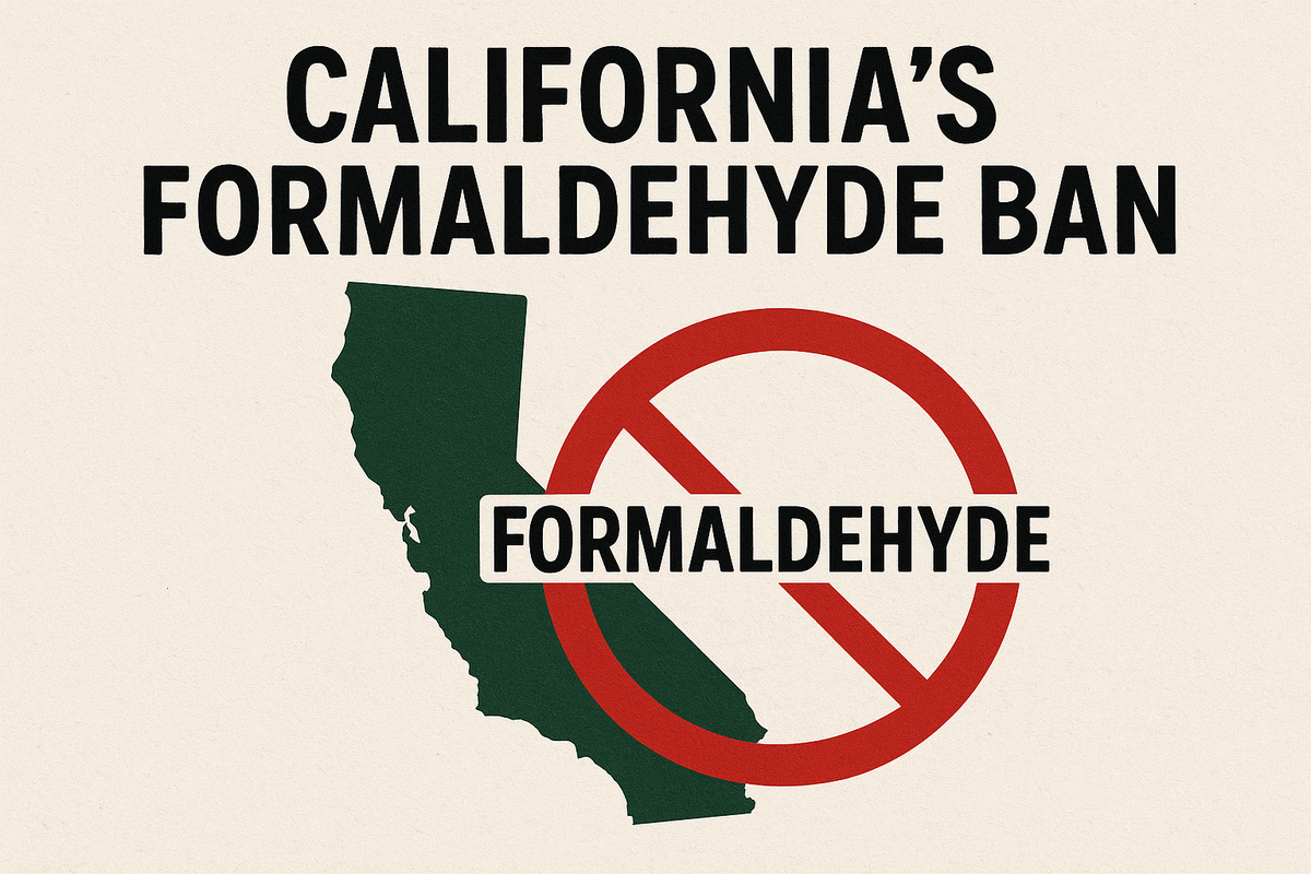 California's formaldehyde ban