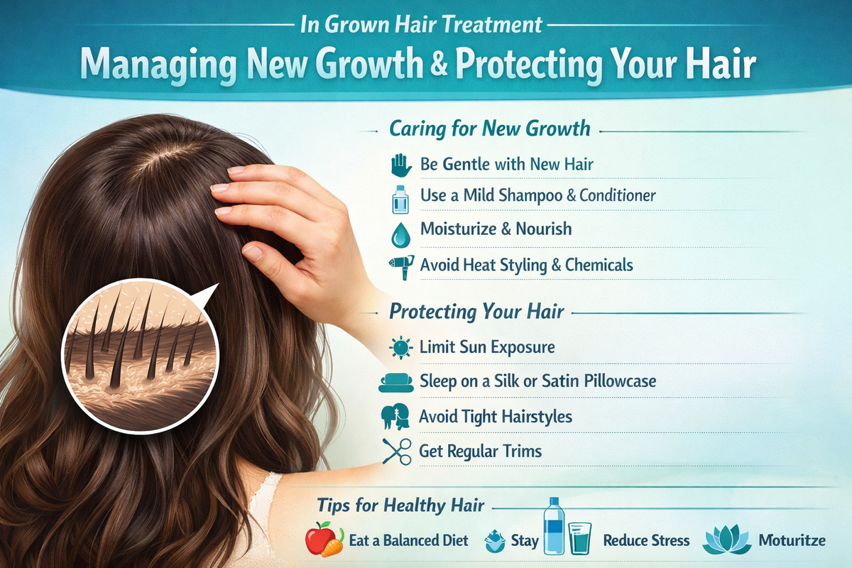 in grown hair treatment