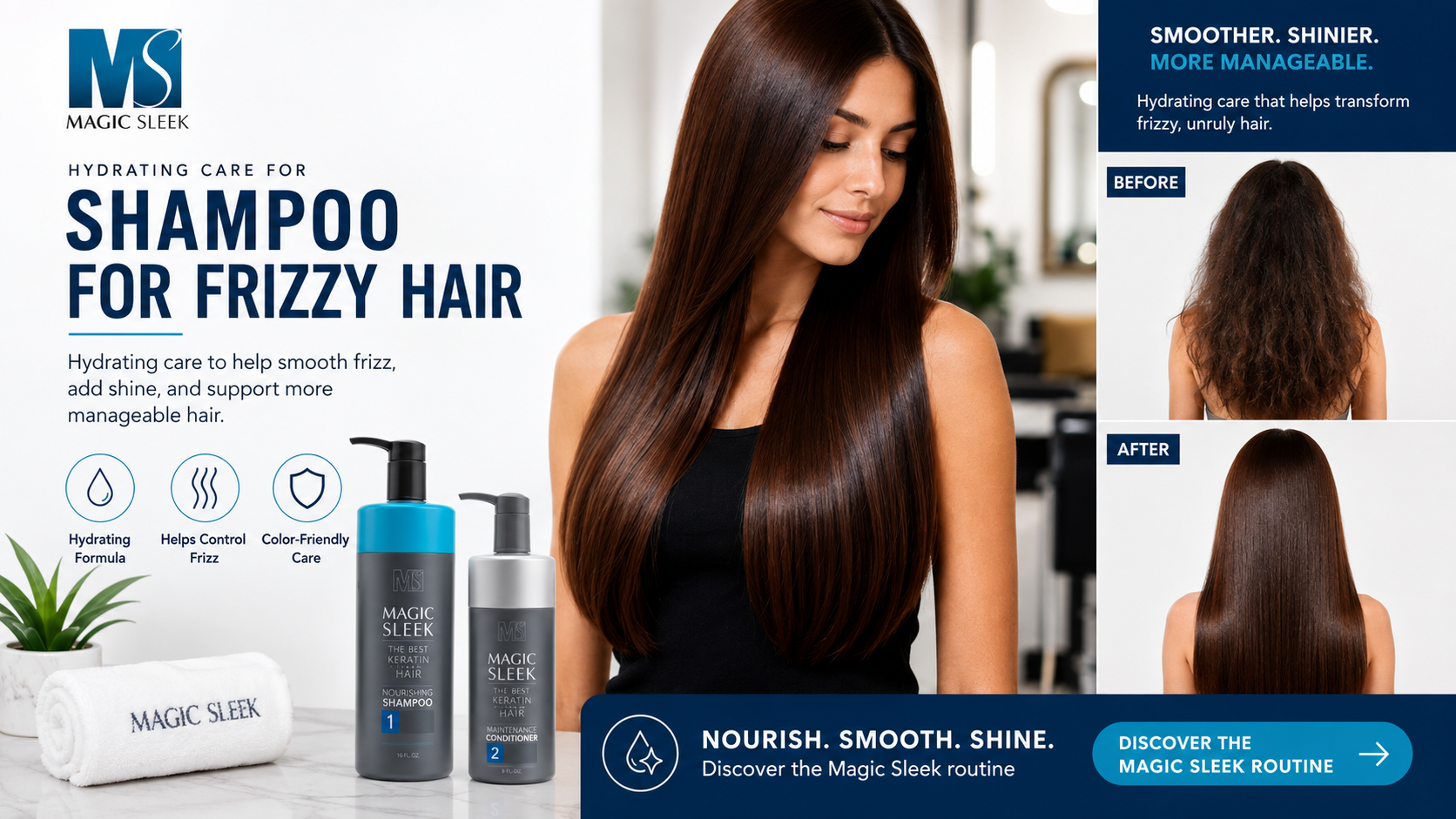 Shampoo for fizzy hair
