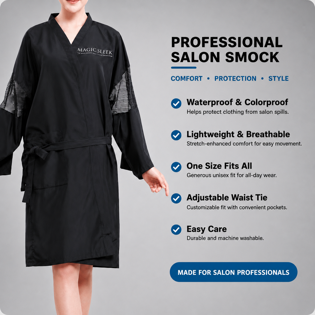 Professional Salon Smock - Elevate Your Styling Experience with Ultimate Comfort