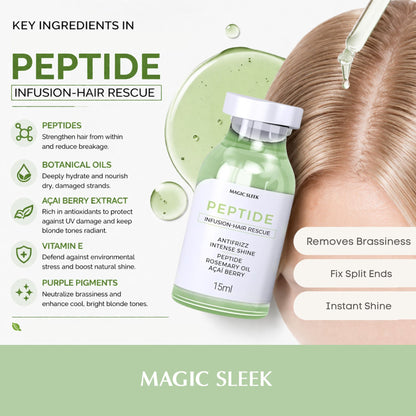 Peptide Infusion-Hair Rescue | Emergency Hair Repair Treatment | Magic Sleek