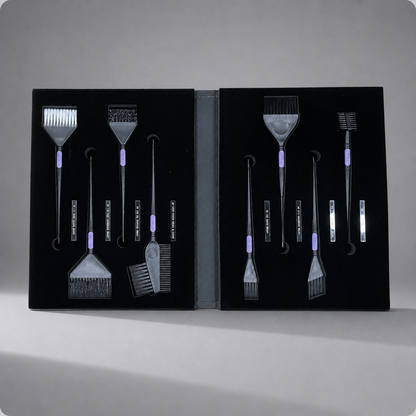 Color Master Tint Hair Brush Set  | Magic Sleek | 15 Pieces