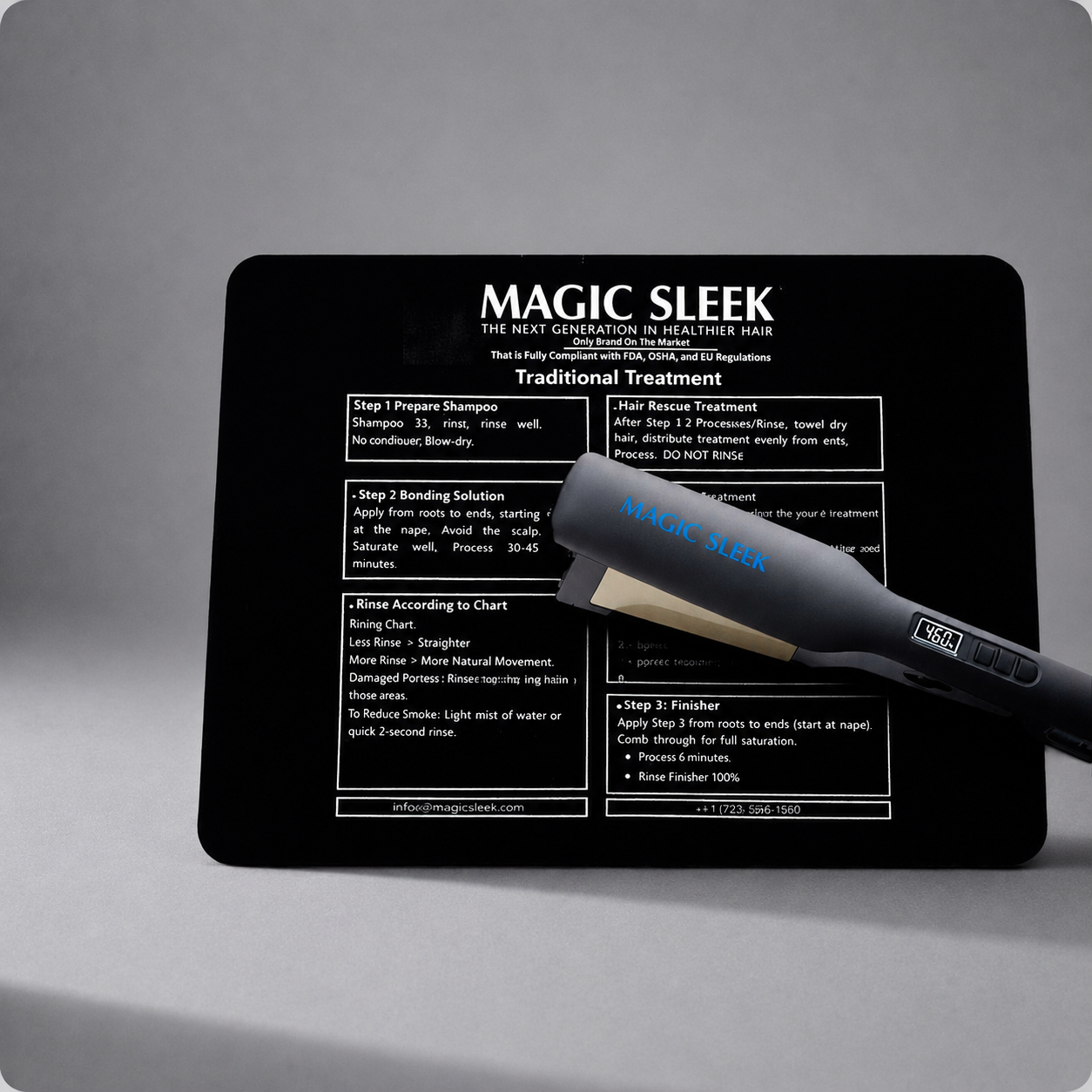 Heat Resistant Mat for Styling Tools | Magic Sleek Professional Salon Pad