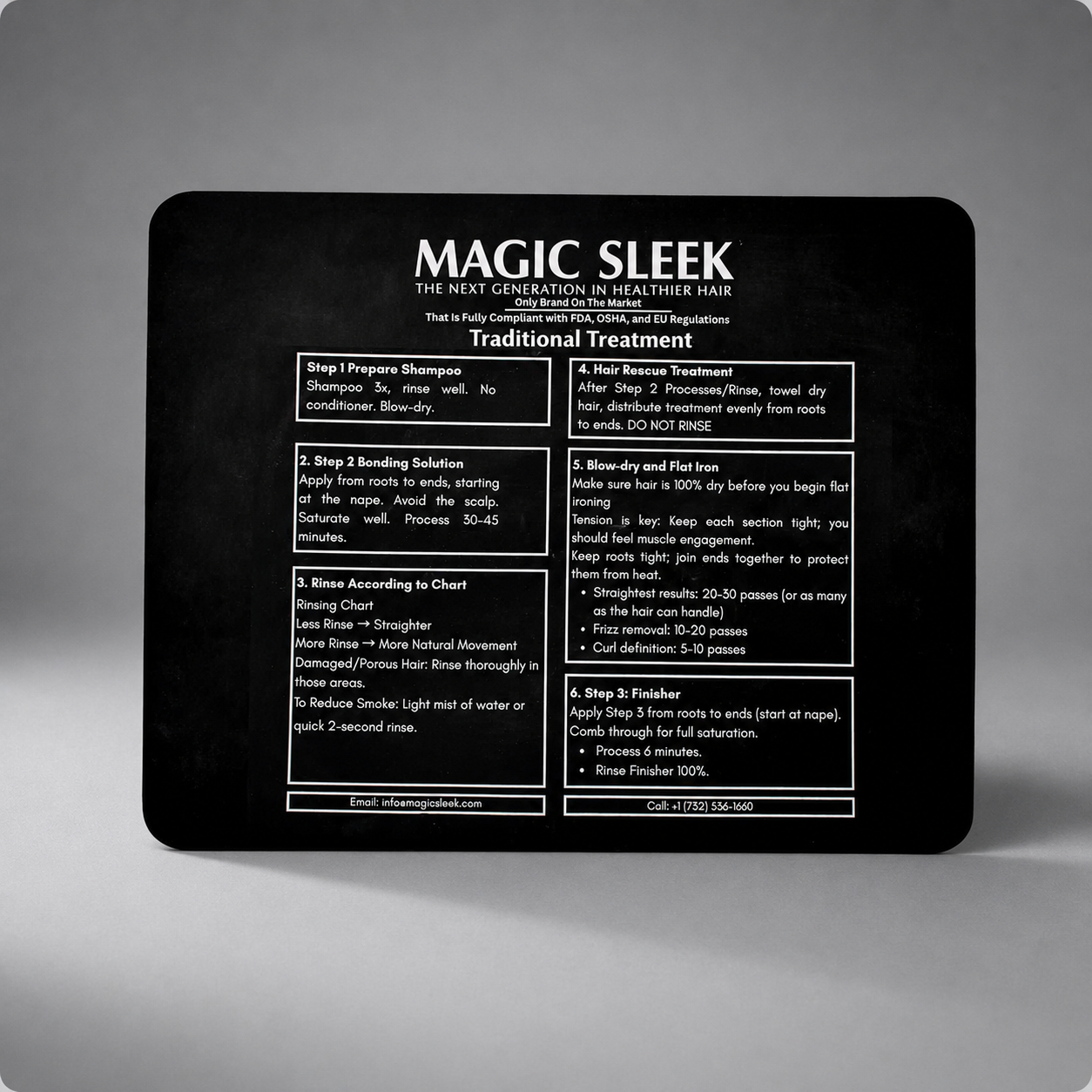 Heat Resistant Mat for Styling Tools | Magic Sleek Professional Salon Pad