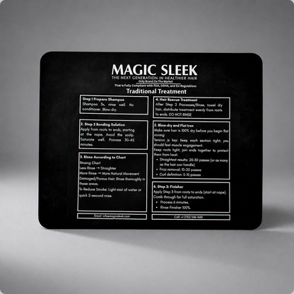 Heat Resistant Mat for Styling Tools | Magic Sleek Professional Salon Pad