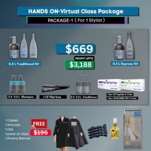 Education Package-1 | Best Formaldehyde Free Alternative Keratin Treatment 2 Education Package 1 Stylist