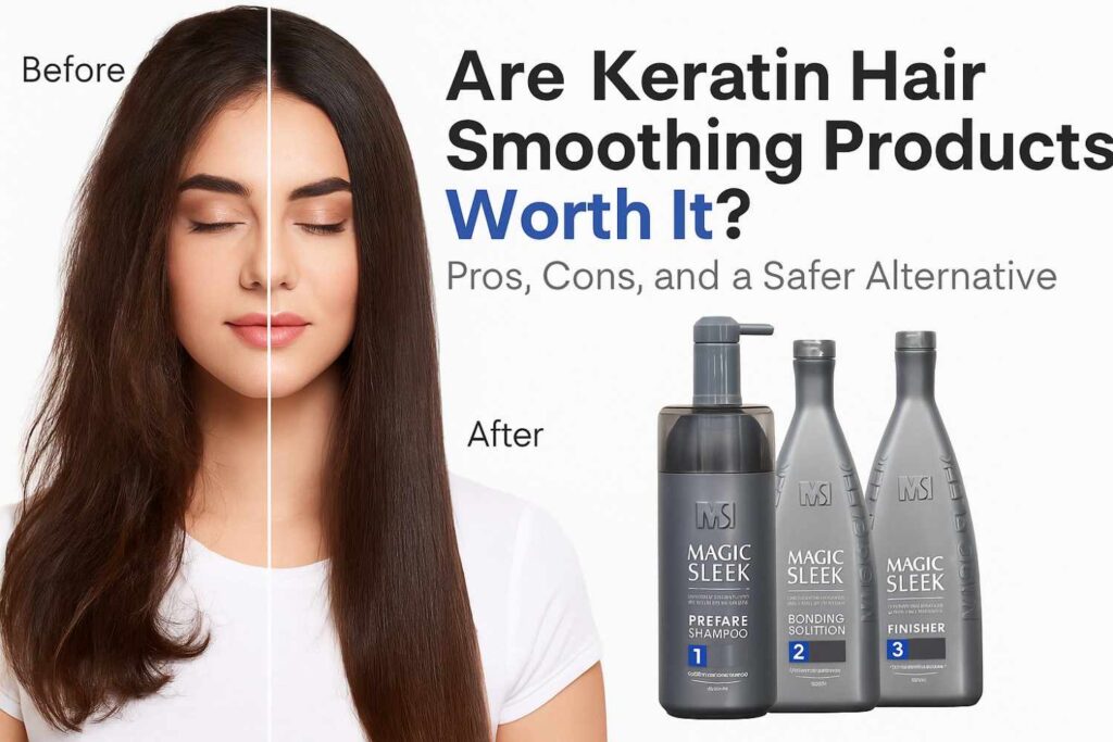 keratin hair smoothing products