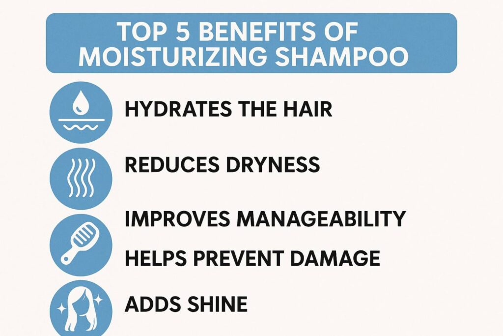 Top 5 Benefits of Moisturizing Shampoo: Tips and How to Use It for Healthy, Sleek Hair 2 Moisturizing Shampo