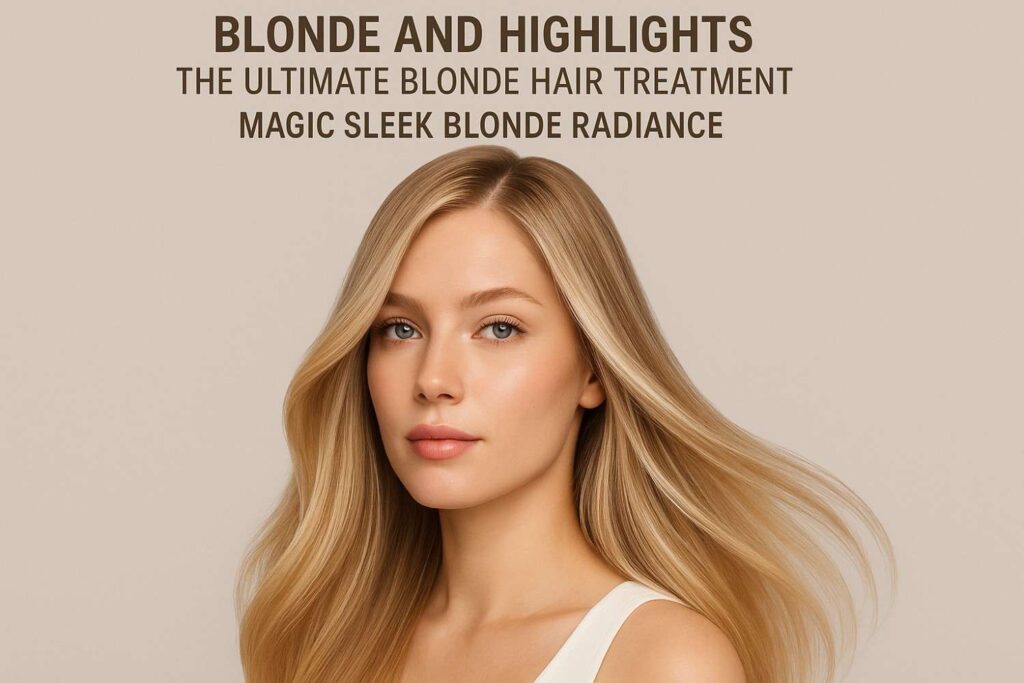 blonde and highlights