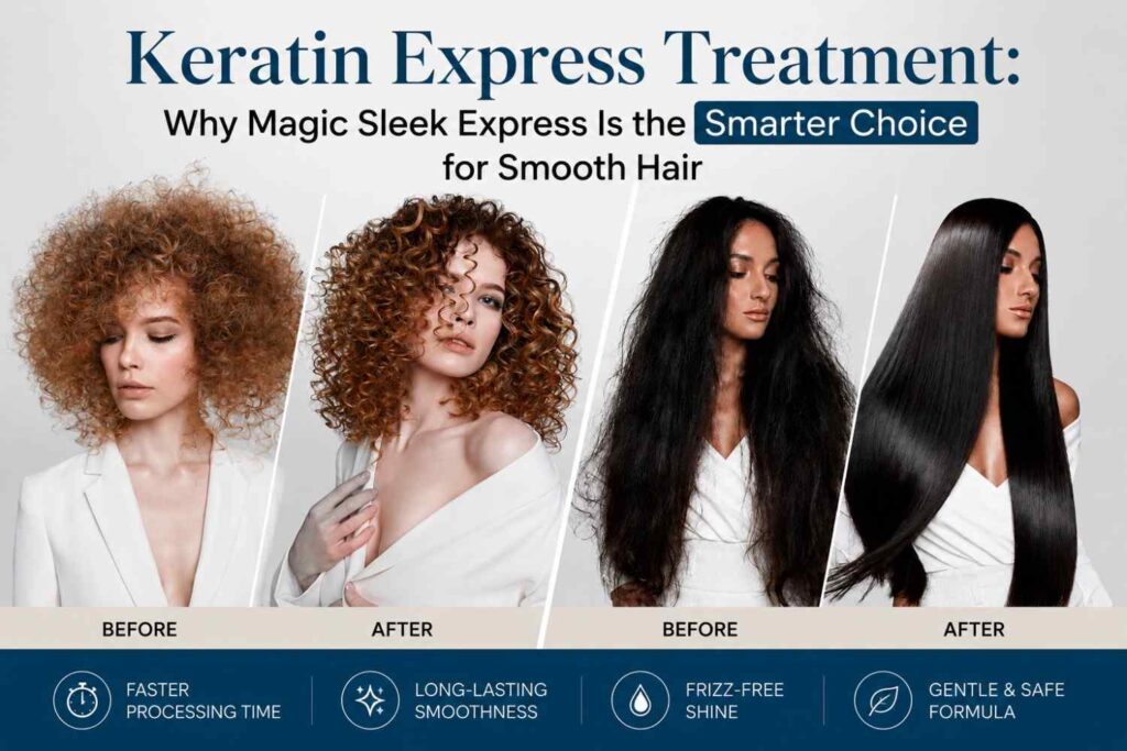 Keratin Express Treatment: Why Magic Sleek Express Is the Smarter Choice for Smooth Hair 1 Keratin Express Treatment